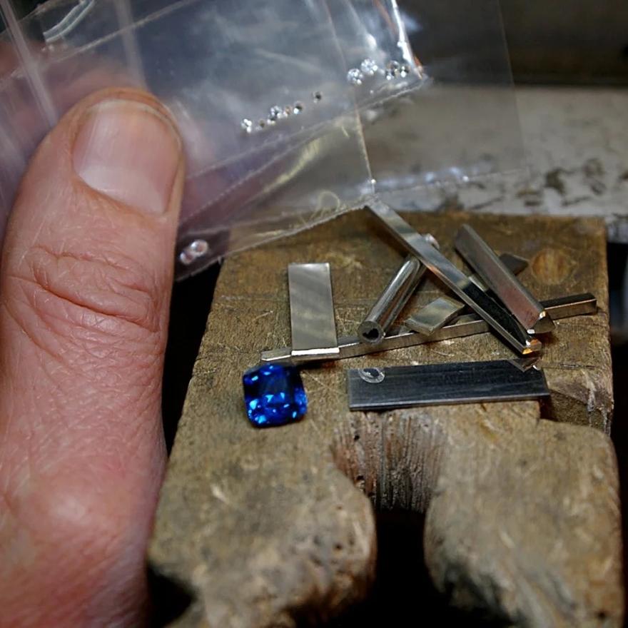 Components ready for fabrication from plate and stock.