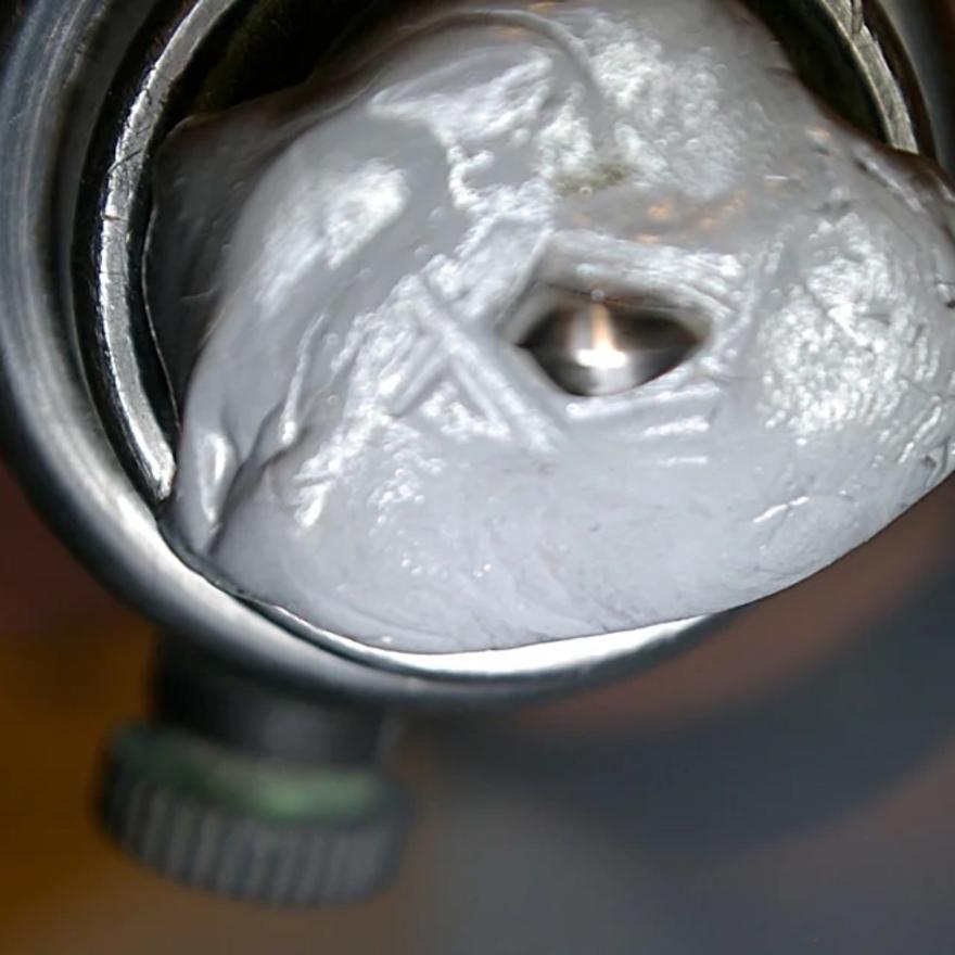 Mounting the stock for engraving