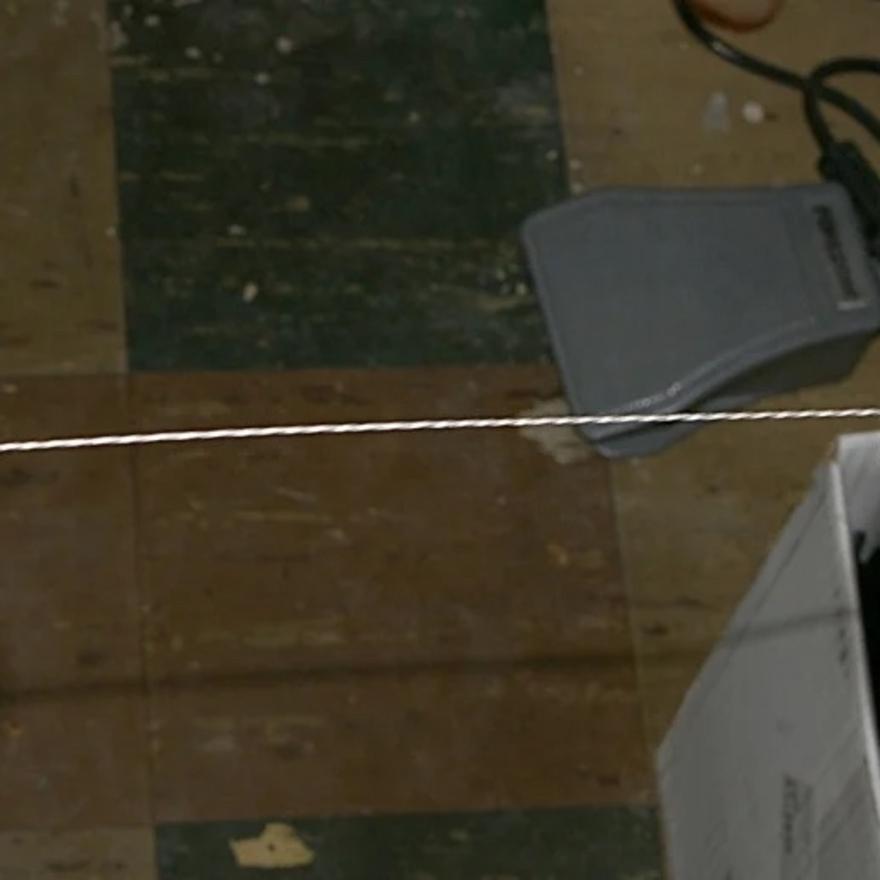 Twisting the platinum wire