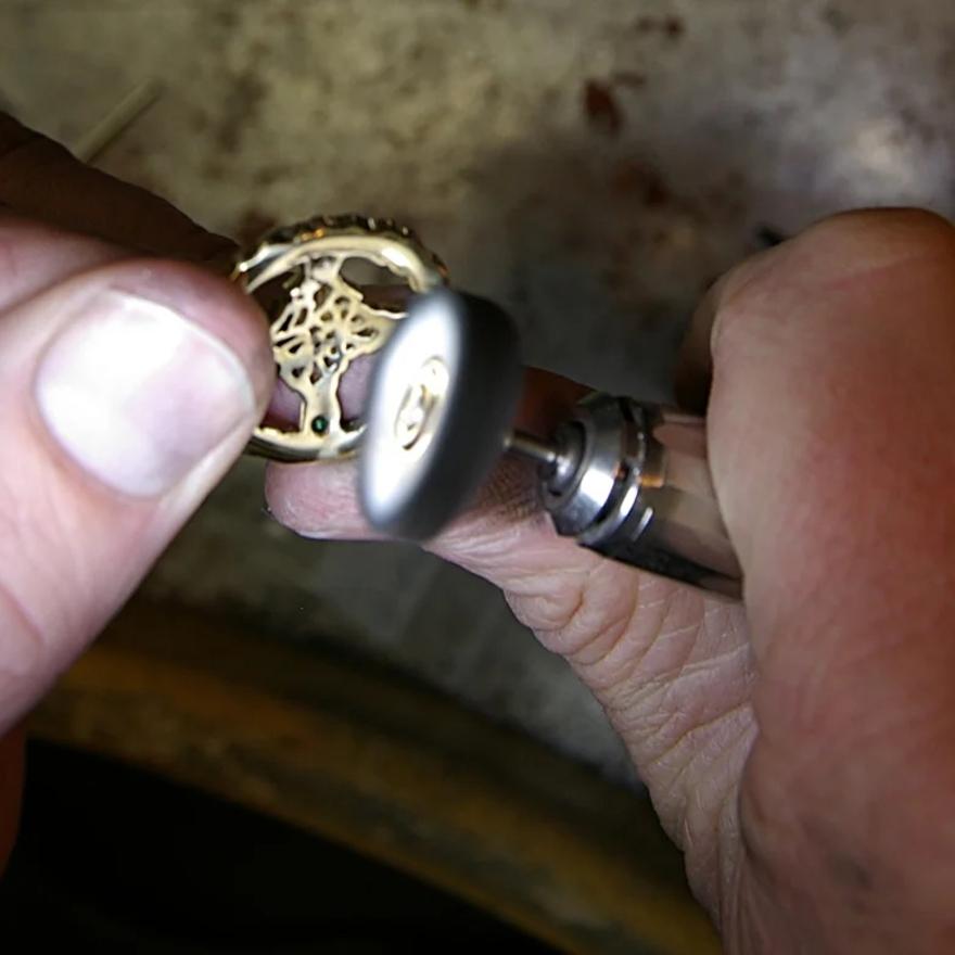 Polishing the fine detail.