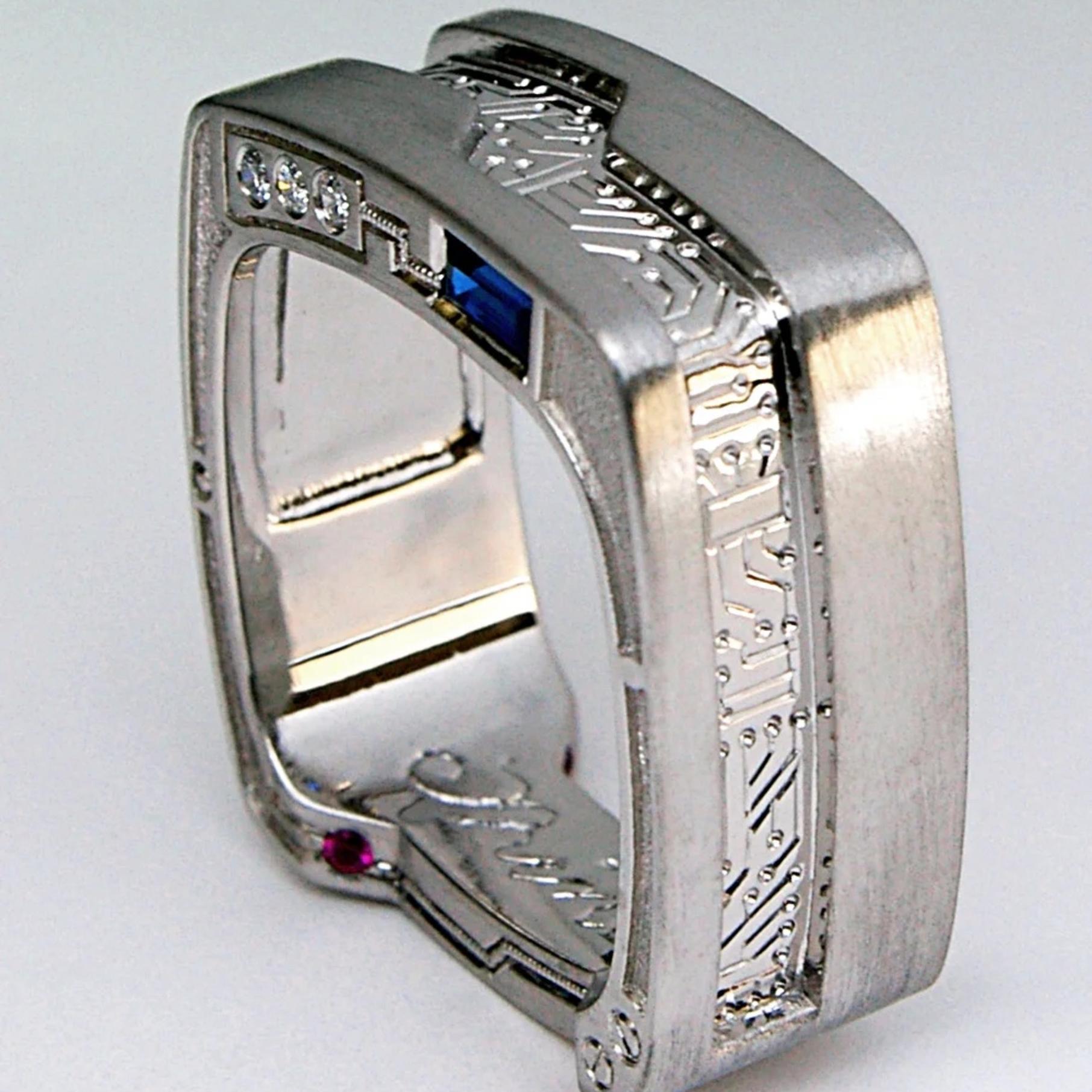 Technology Inspired Wedding Ring