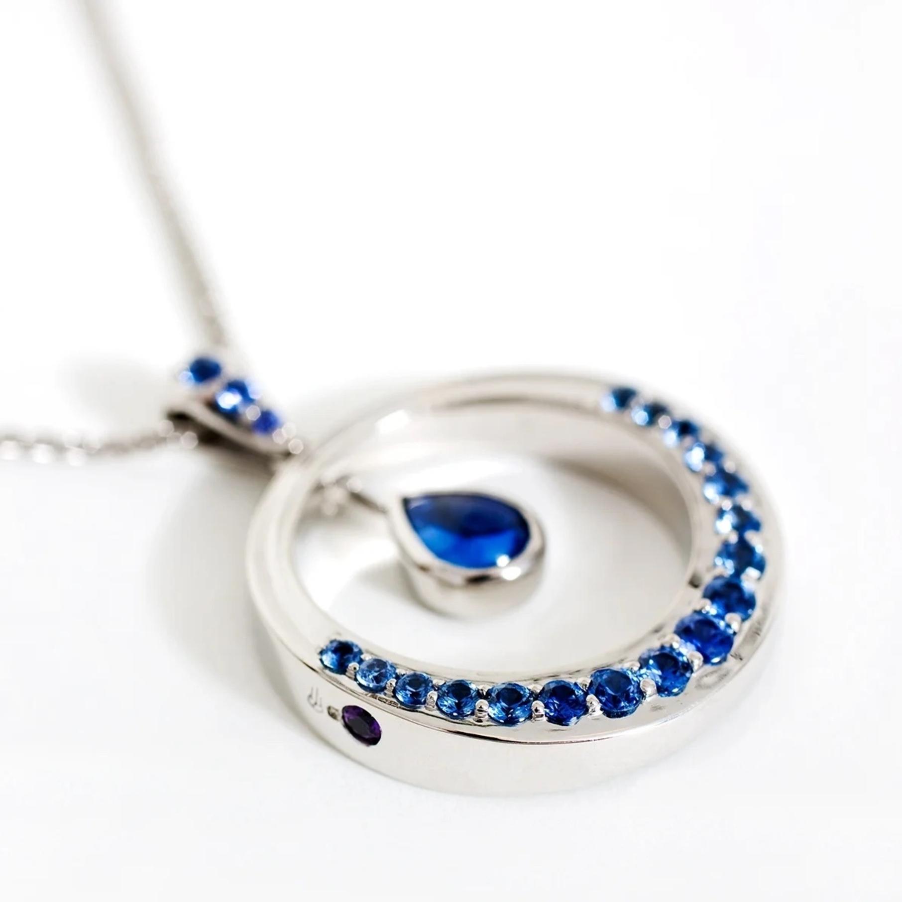 Yogo Sapphire Pendant